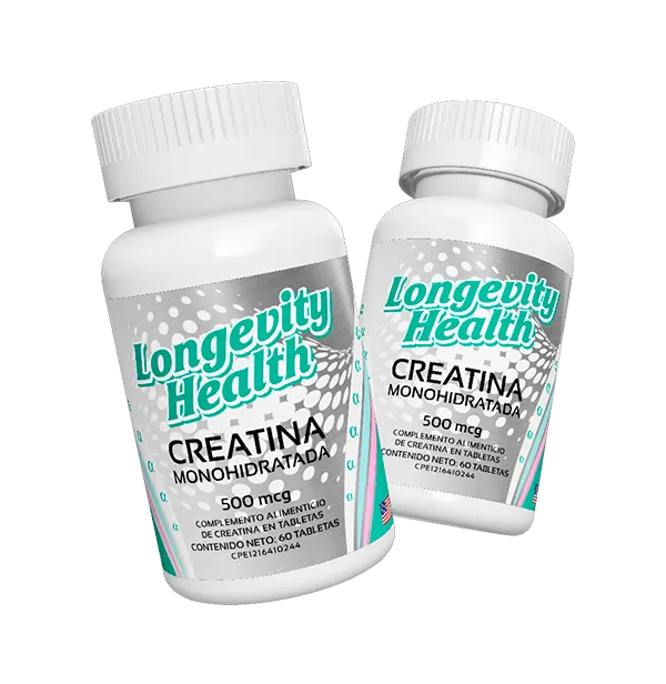 Envases Creatina Monohidratada - Longevity Health