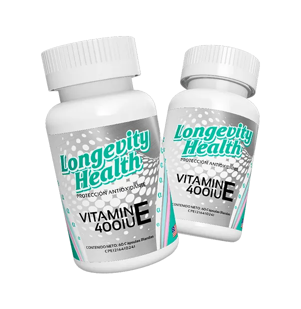 Envases Vitamina E - Longevity Health